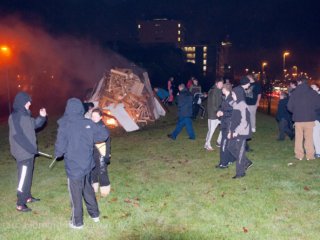 a bonfire in liverpool