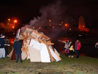 bommie night on scotland road in liverpool