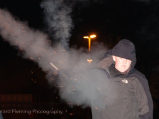 fireworks on bonfire night