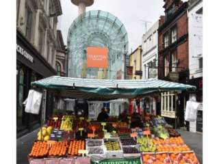 fruit market stall in liverpool