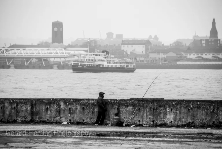 ferry boat on river mersey